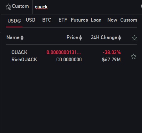 RichQuack Coin (QUACK) Token