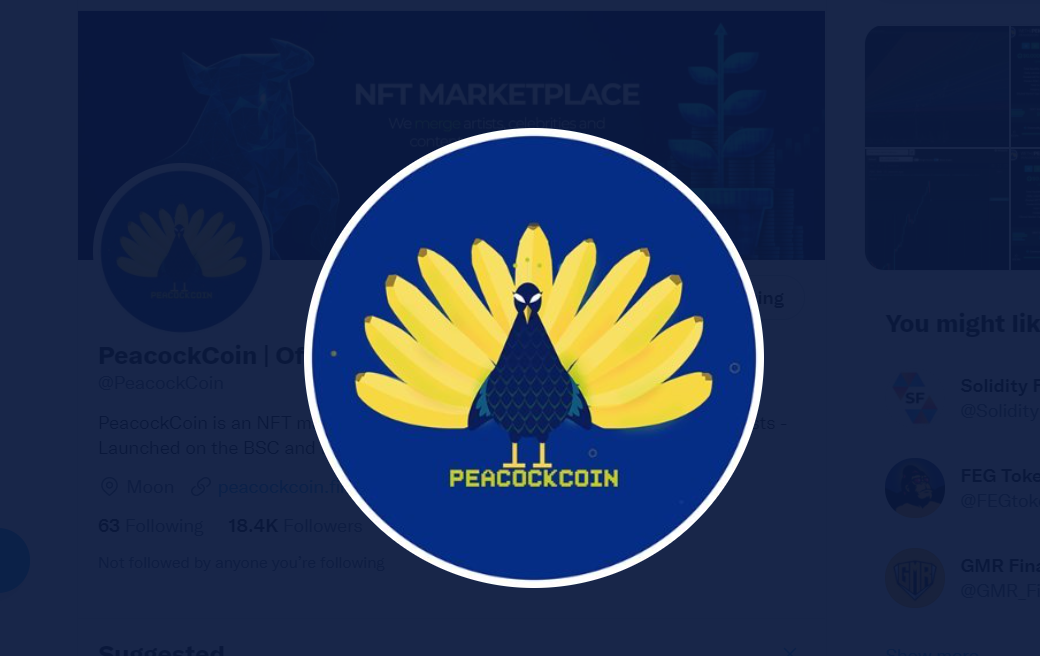 peacock crypto price