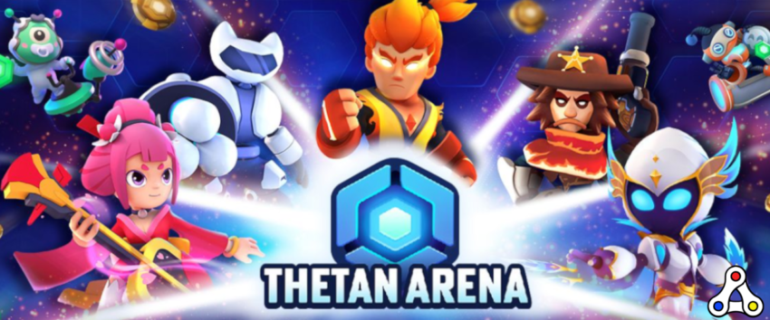 Logotipo de la obra Thetan Arena