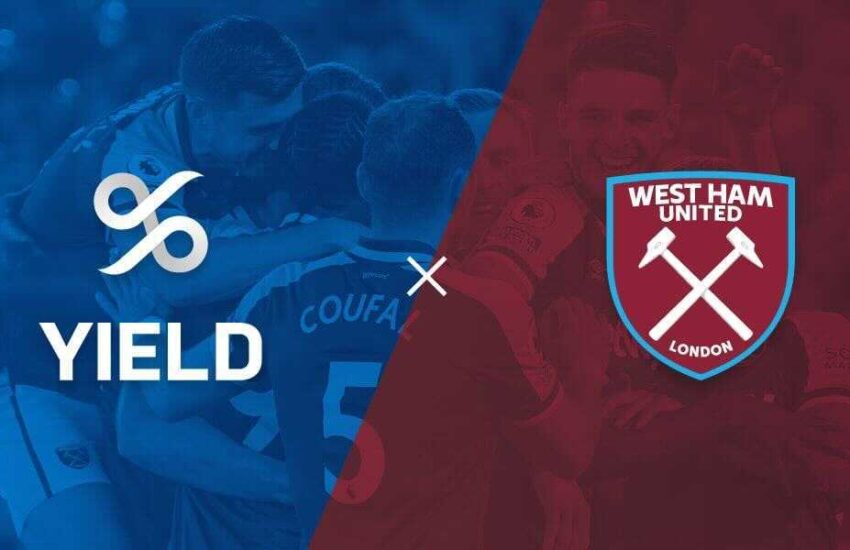 La aplicación YIELD es nombrada socio oficial de West Ham United