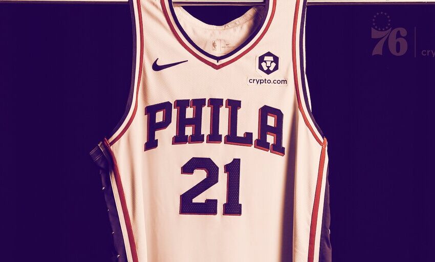 Los Philadelphia 76ers de la NBA marcan a Crypto.com como patrocinador de su camiseta