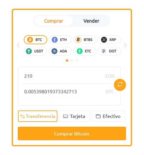 comprar bitcoin con bitbase