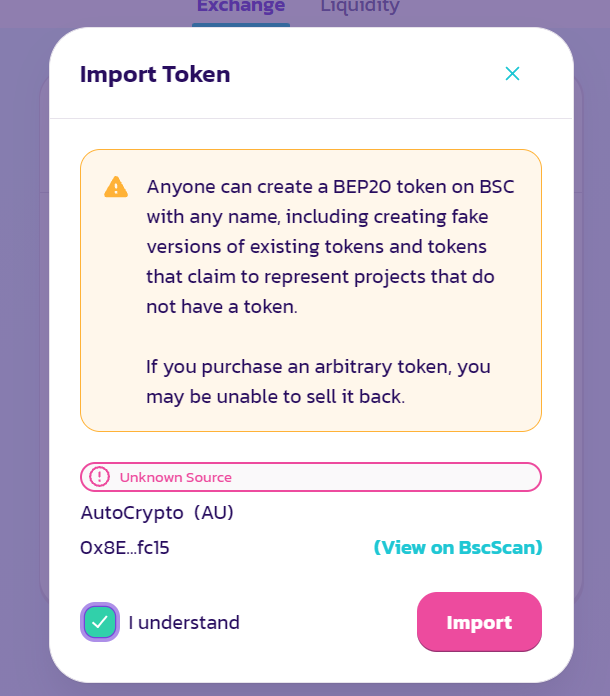 au token