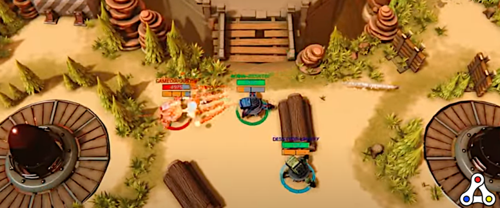 Captura de pantalla del proyecto spidertank de gala games