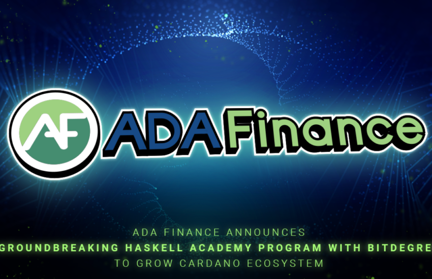ADA Finance anuncia el programa Haskell Academy con BitDegree