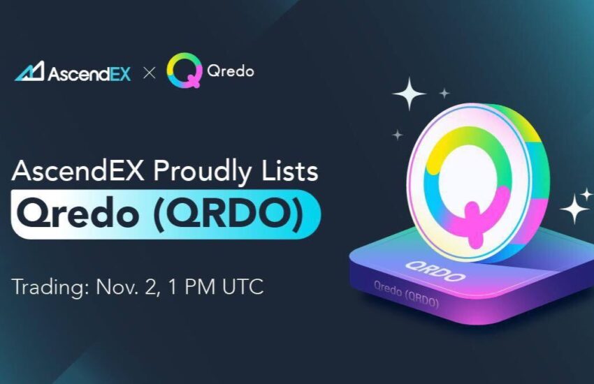 AscendEX enumera el token Credo (QRDO) bajo el par comercial QRDO / USDT