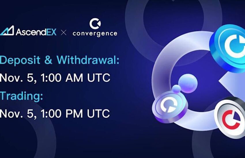 AscendEX enumera el token de convergencia bajo el par comercial CONV / USDT