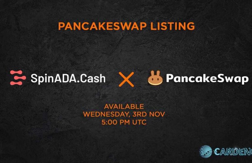 Cardence a la lista en PancakeSwap el 3 de noviembre