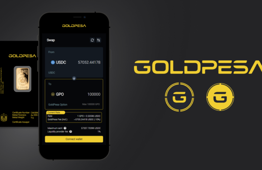 GoldPesa lanza un token respaldado por oro con Upside