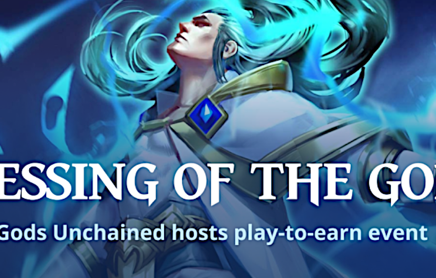 gods unchained blessing of the gods token play to earn event