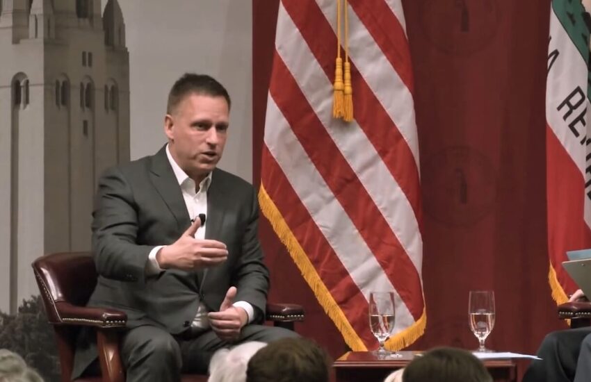 Peter Thiel: High Bitcoin Prices Are Proof of US Inflation