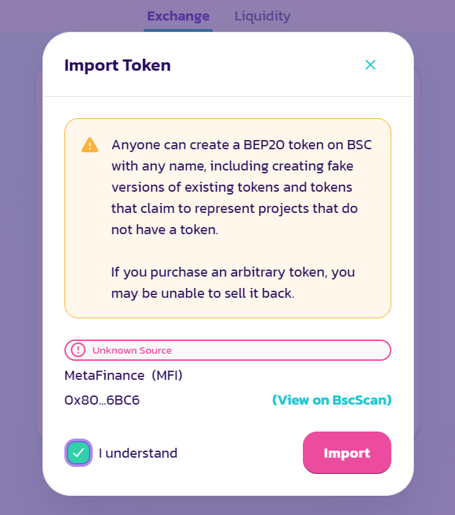 mfi token