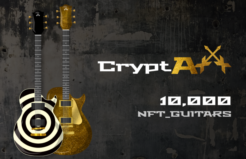 CryptAxx listo para lanzar 10,000 guitarras NFT en Ethereum