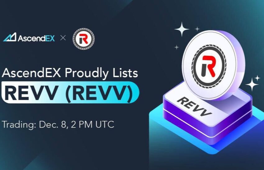 AscendEX enumera el token REVV (REVV) bajo el par comercial REVV / USDT