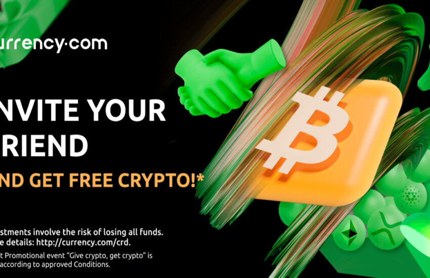 Crypto Exchange Currency.com ofrece criptomonedas para invitar a un amigo