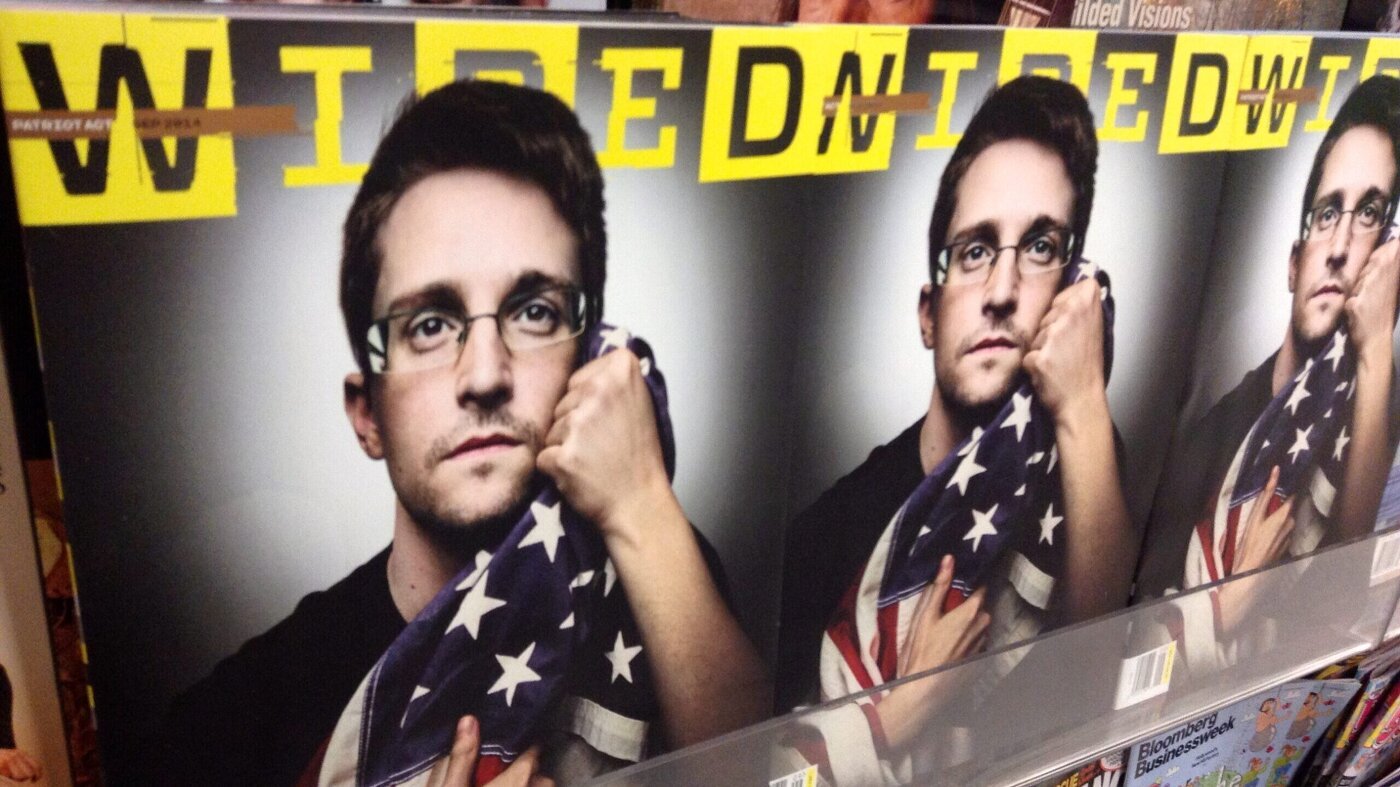 Edward Snowden en la portada de Wired