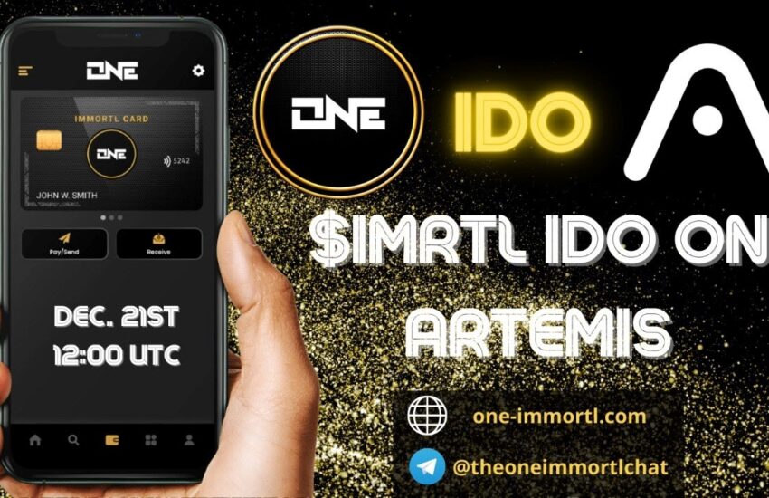 One Immortl’s IDO To Be Launched On Artemis This Month