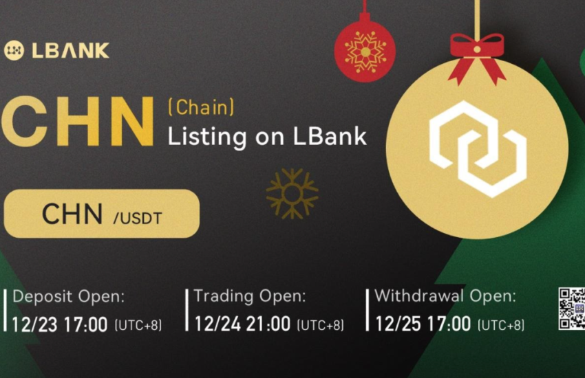 LBank Exchange Lists Chain Token (CHN) el 24 de diciembre