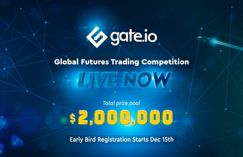 La competencia global de comercio de futuros de $ 2 millones de Gate.io está en vivo
