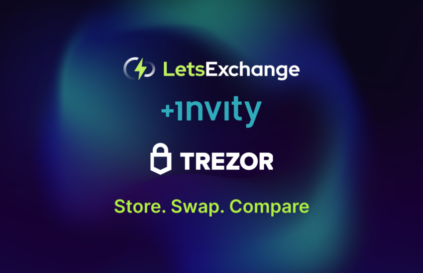 LetsExchange permite a Invity y Trezor expandir las opciones de Crypto Swap