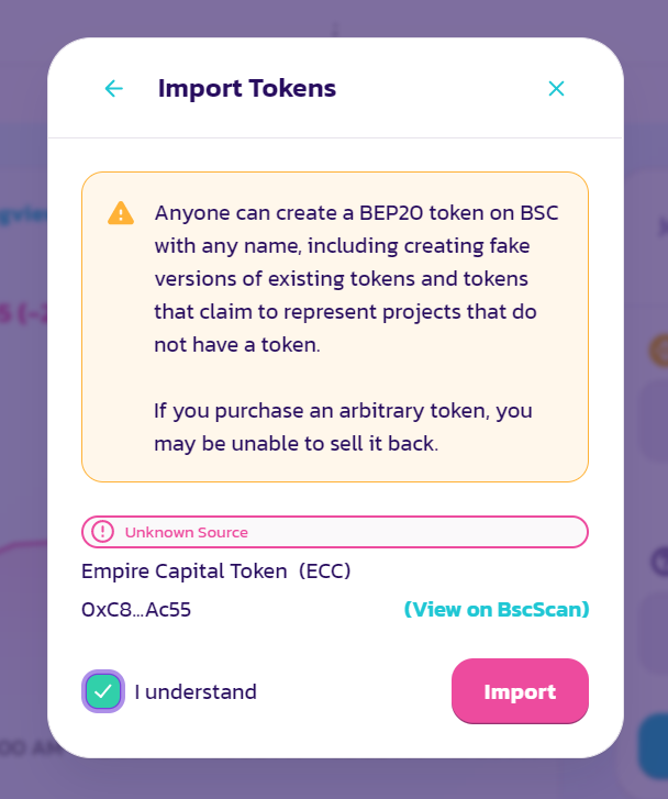 Empire Capital (ECC) Token