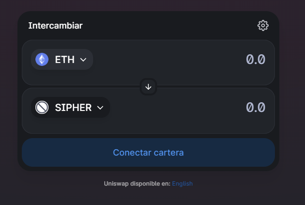 Sipher Game (SIPHER) Token