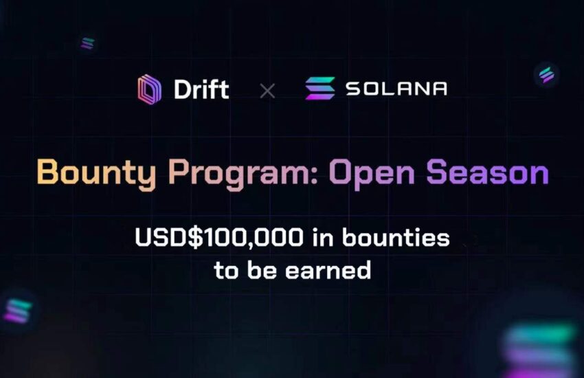 Drift Protocol X The Solana Foundation - ¡El programa de recompensas fantásticas de $ 100,000 se abre ahora!