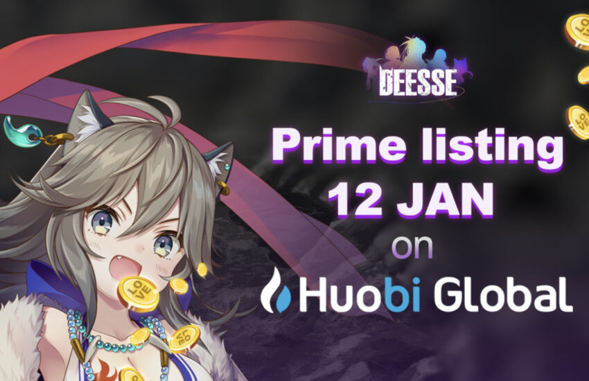 $ LOVE (DEESSE) token para Huobi Global Prime Listing el 12 de enero