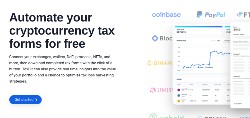 taxbit : meilleur logiciel de trading crypto