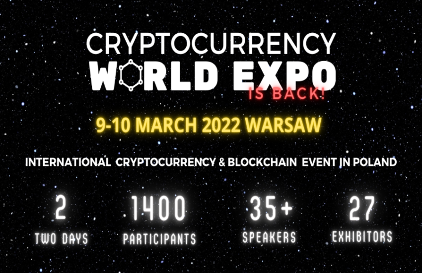 Cryptocurrency World Expo 2022 Warsaw