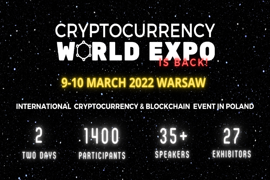 Exposición mundial de criptomonedas 2022 Varsovia