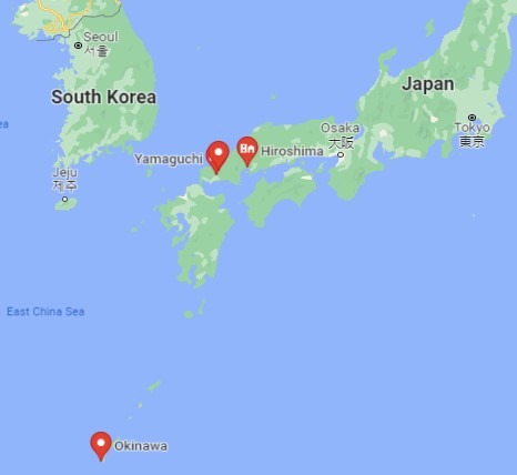 Mapa del estado de cuasi-emergencia de Japón
