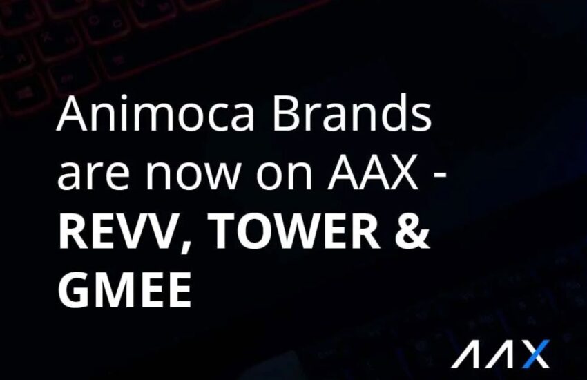 Las marcas de Animoca ahora están en AAX - REVV, TOWER, GMEE