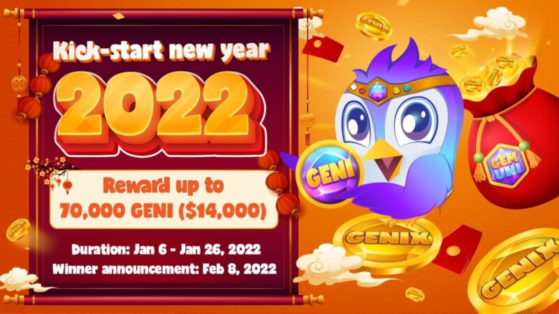 Sorteo de Año Nuevo de GemUni - Freecoins24 Fresh Bounties & Airdrops