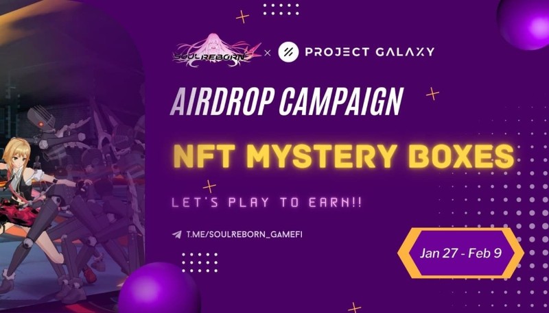 SoulReborn X Project Galaxy Airdrop- Freecoins24 Fresh Bounties & Airdrops