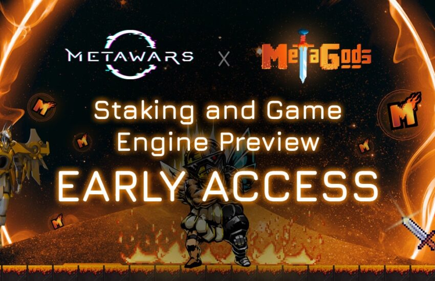 Stake MetaWars ($WARS) y MetaGods ($MGOD) para acceso anticipado exclusivo al juego NFT y MetaGods