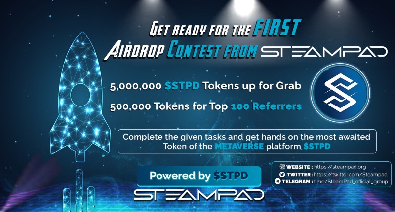 SteamPad Airdrop - Freecoins24 Fresh Bounties & Airdrops