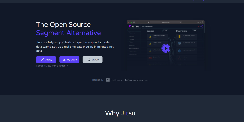 Portal web Jitsu CDP