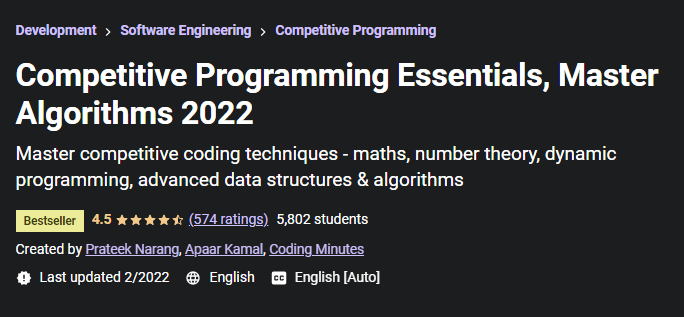Competitive Programming Essentials