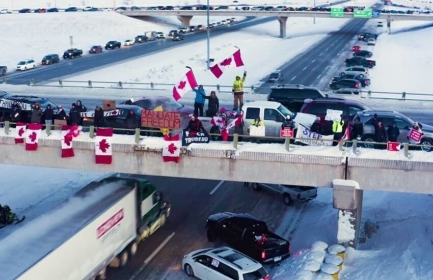Canadá pide a los bancos y bolsas que bloqueen las cuentas criptográficas vinculadas a las protestas de los convoyes de camioneros