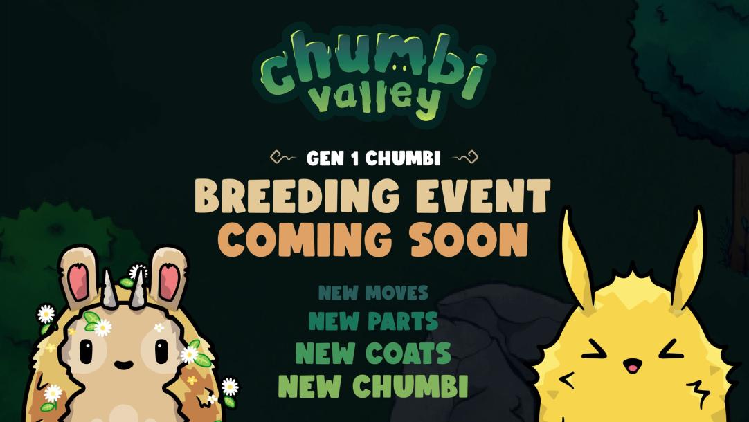 Estandarte del evento de cría de Chumbi