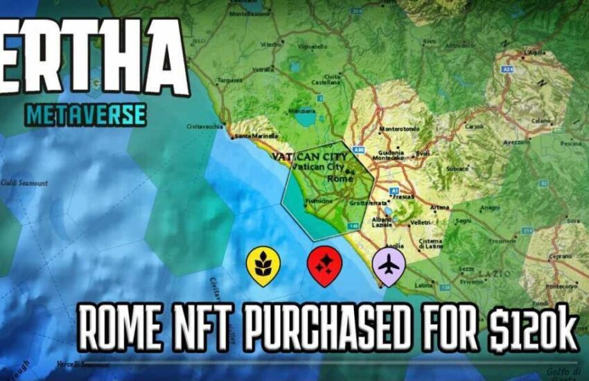 Ertha Metaverse vende Roma NFT por un récord de $ 120k