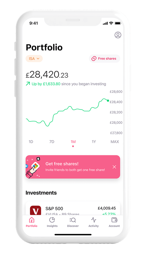App para invertir en acciones de libre comercio