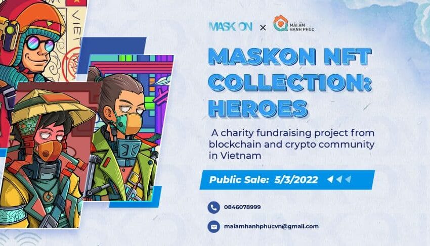 MaskOn Charity Project comienza a promocionar el surtido con veinte regalos NFT para el vecindario - CoinLive