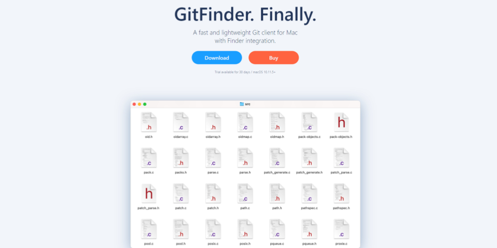 GitFinder Git Clients for Mac