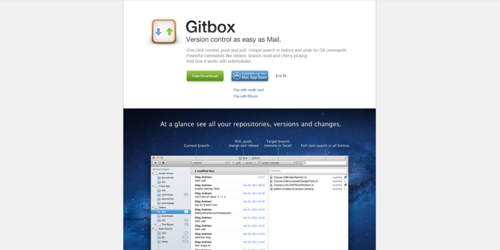 Gitbox Git Clients for Mac