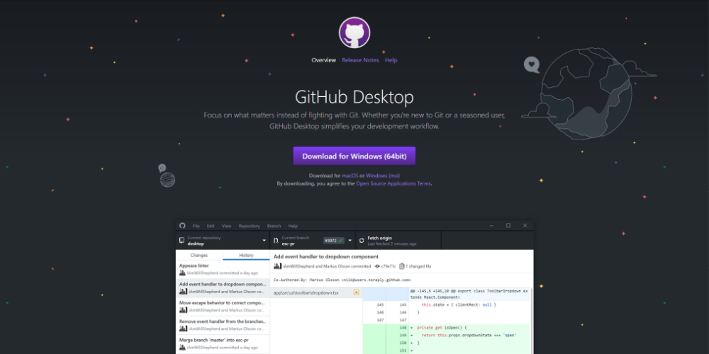 GitHub Desktop Git GUI