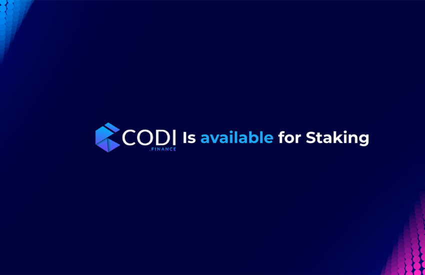 CODI Finance Launches Staking Feature With High APY