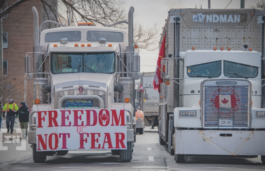 $1 Million in Crypto Donations to Canada’s Freedom Convoy Might Have Evaded Seizure