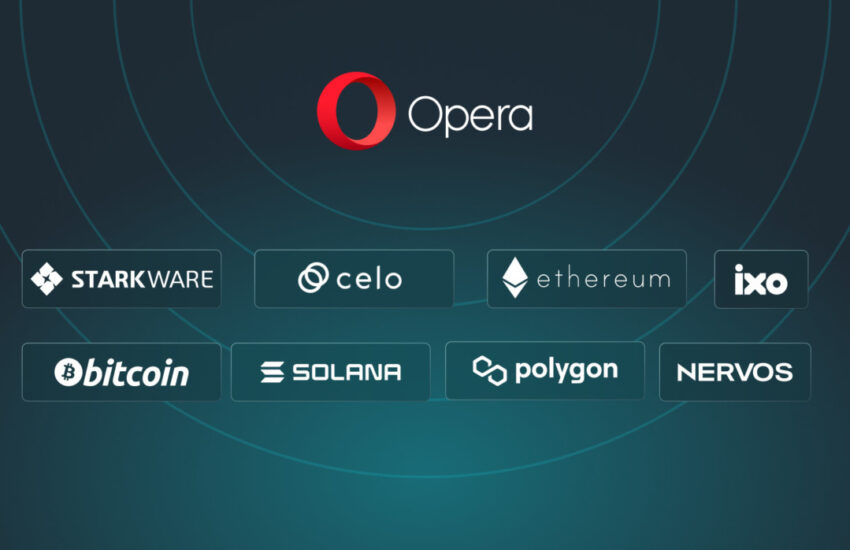 The Opera browser integrates a number of new blockchains, declaring Web3 the hub of development